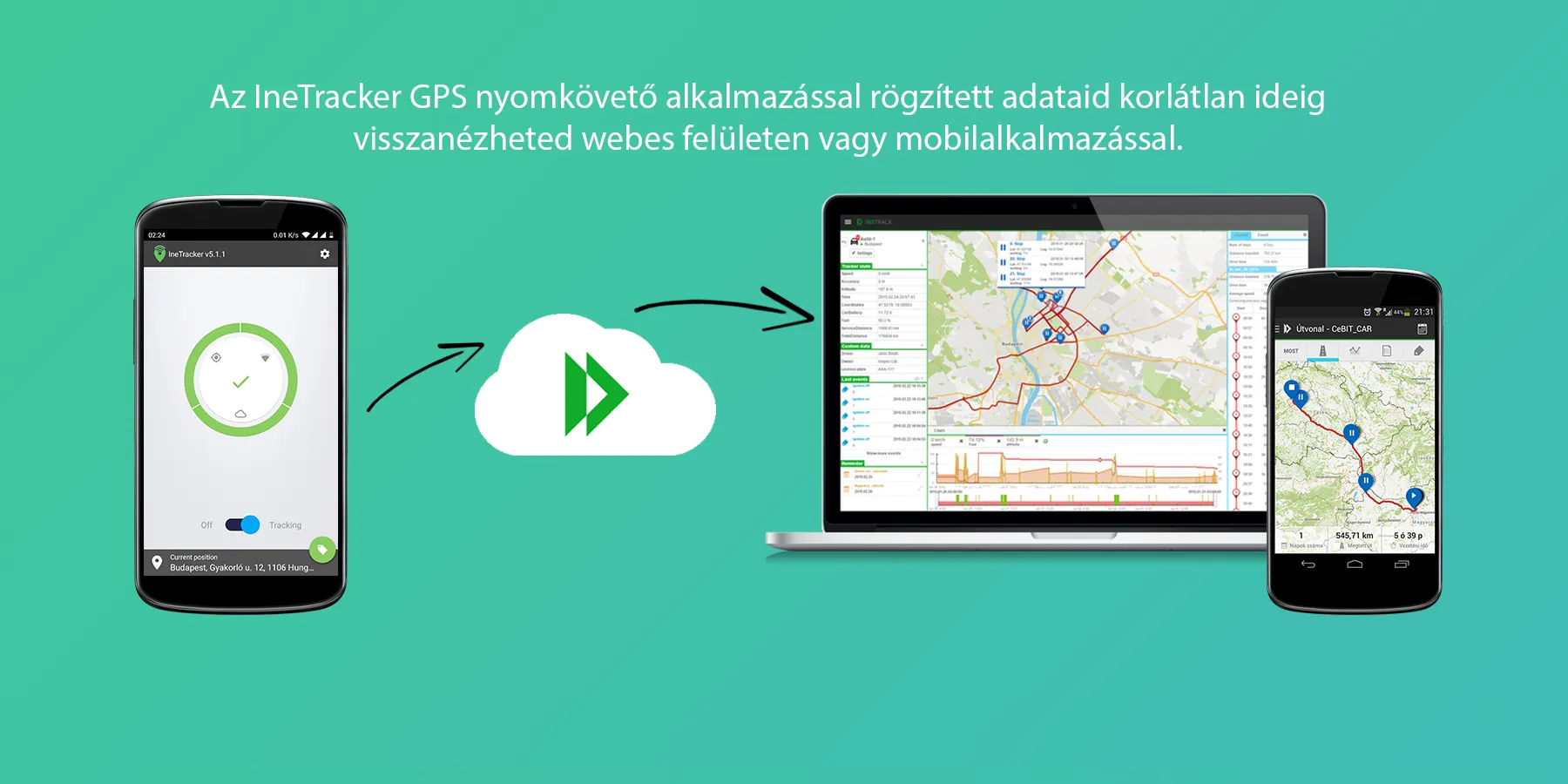 IneTracker GPS tracker | Indus Appstore | Screenshot