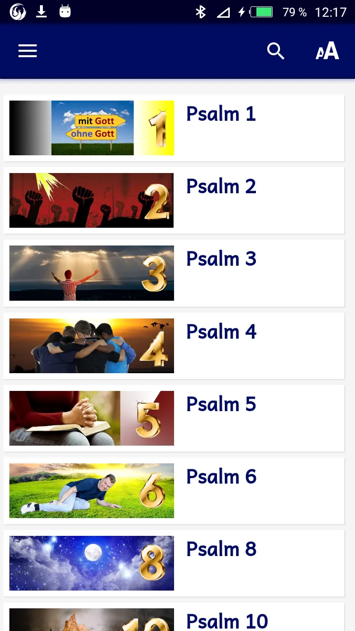 Psalmen Gedichte | Indus Appstore | Screenshot