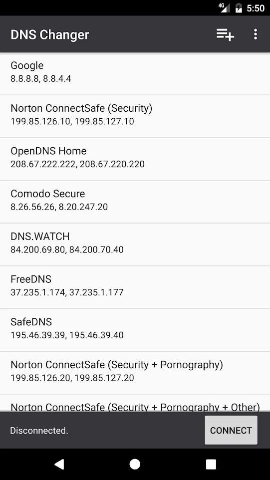 DNS Changer - Lilly | Indus Appstore | Screenshot