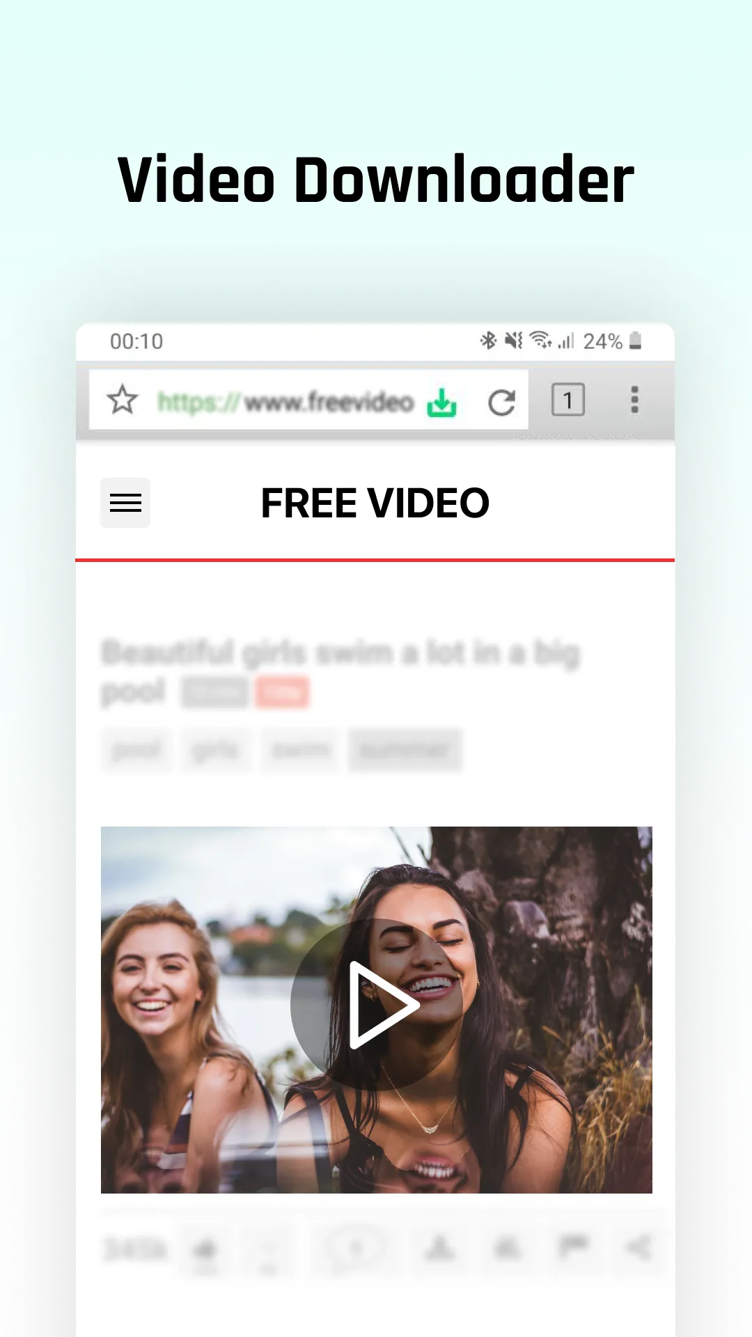 Tube Video Download Browser | Indus Appstore | Screenshot