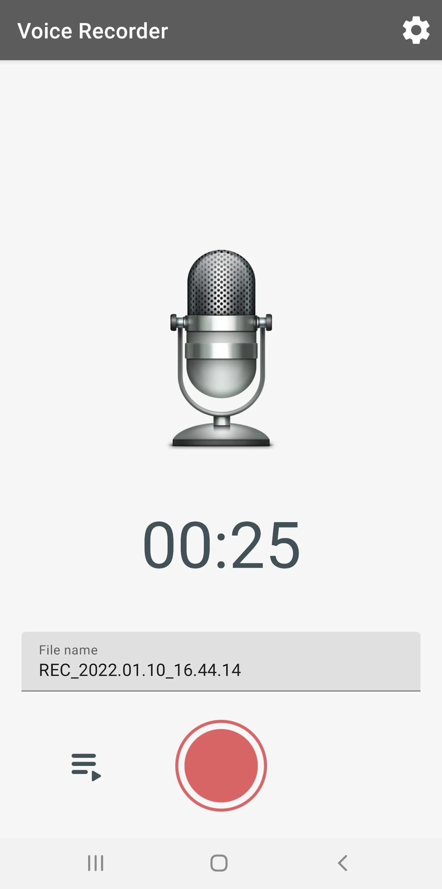 Voice Recorder | Indus Appstore | Screenshot