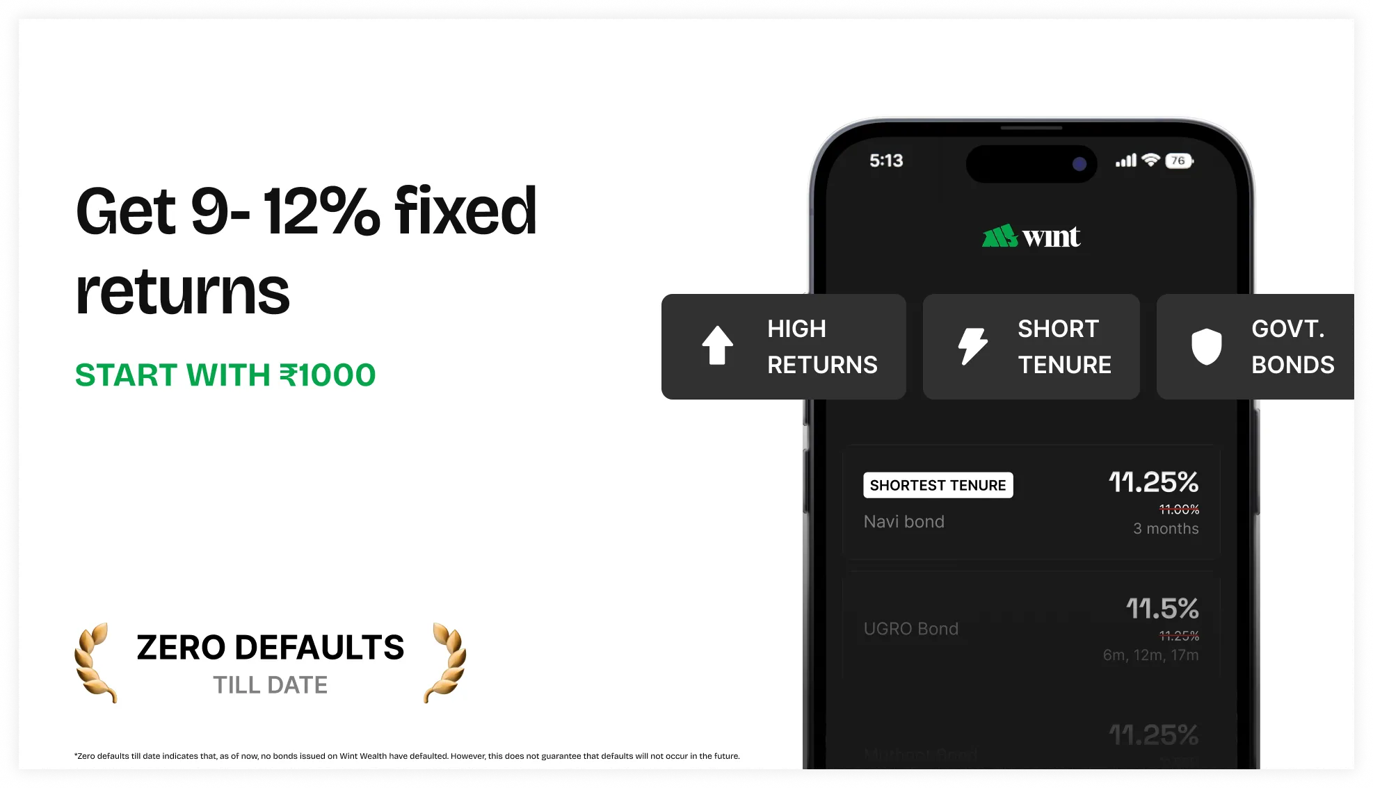 WintWealth: 9-12% Fixed Return | Indus Appstore | Screenshot