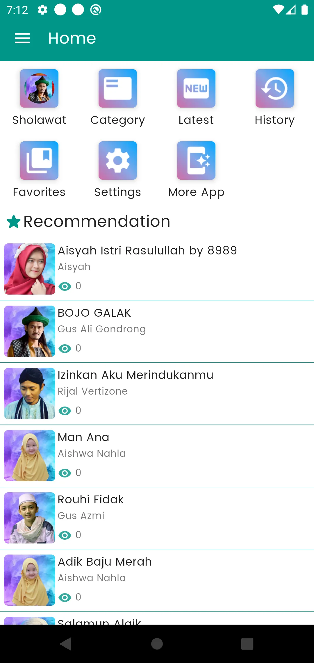 Sholawat Gus Ali Gondrong | Indus Appstore | Screenshot