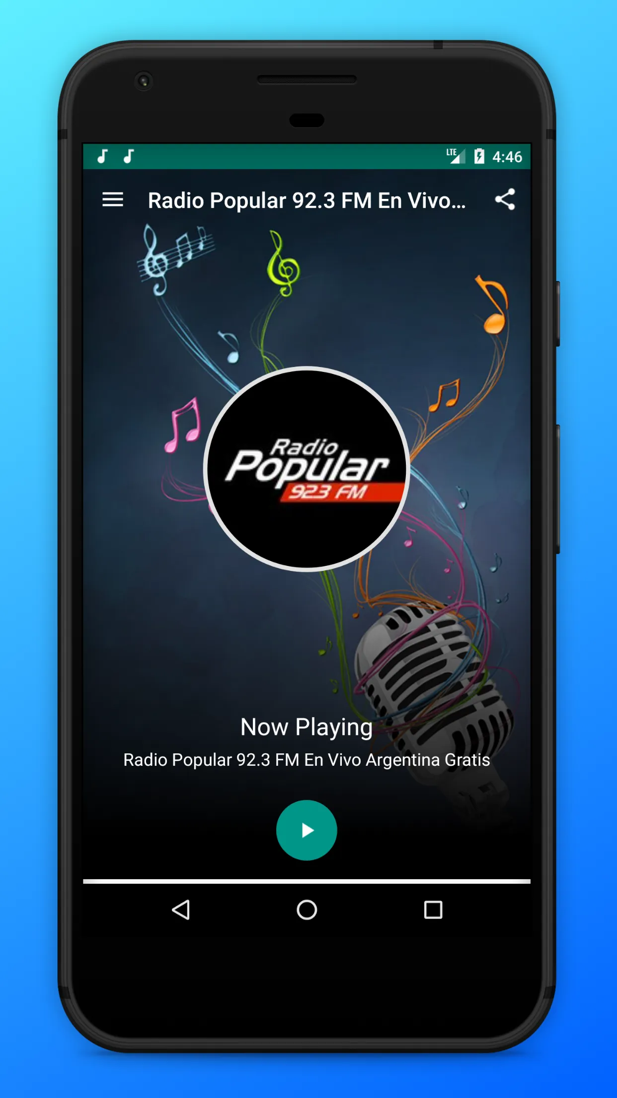 Radio Popular 92.3 Cordoba App | Indus Appstore | Screenshot