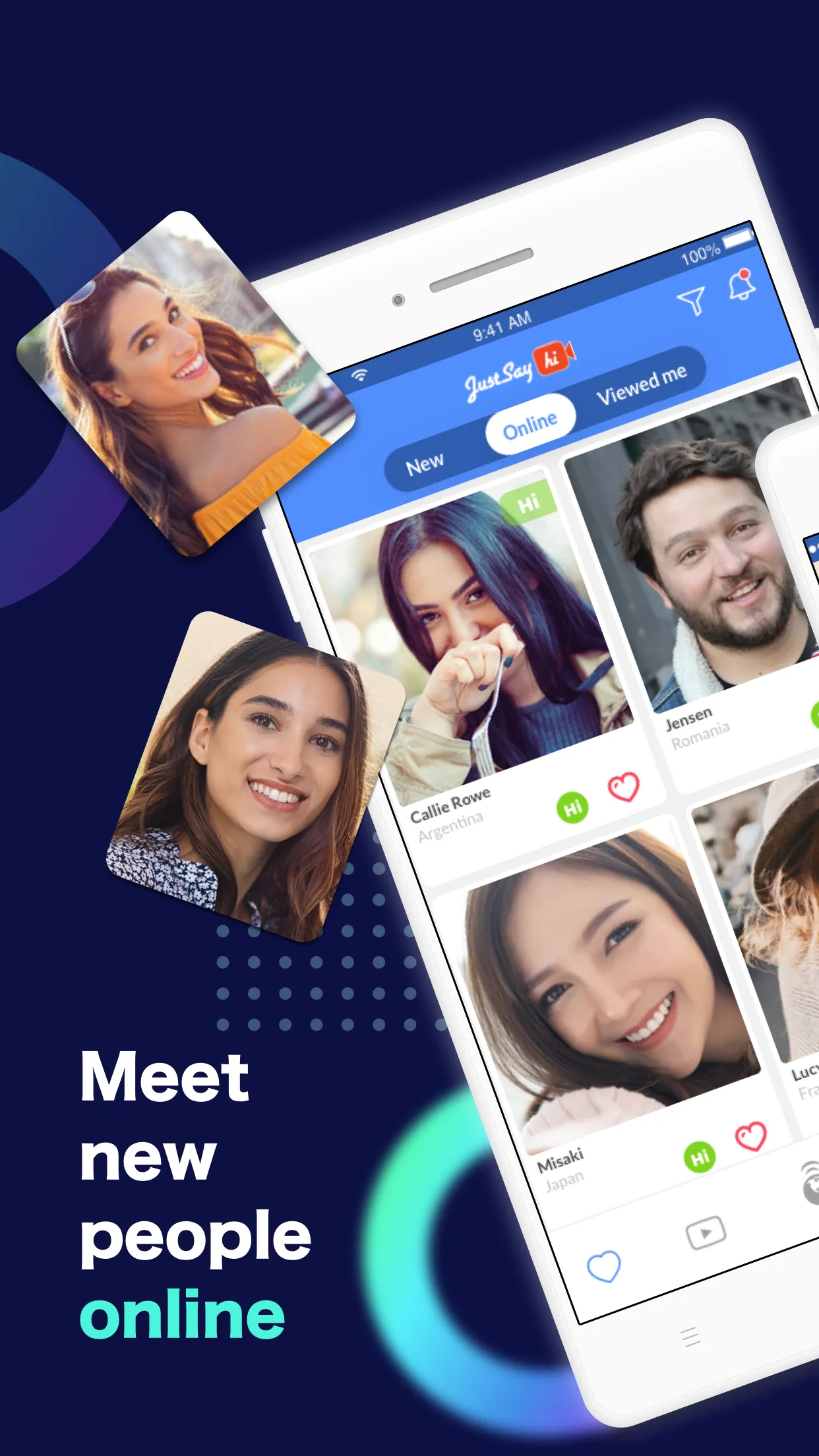 Just Say Hi Dating Social Chat | Indus Appstore | Screenshot