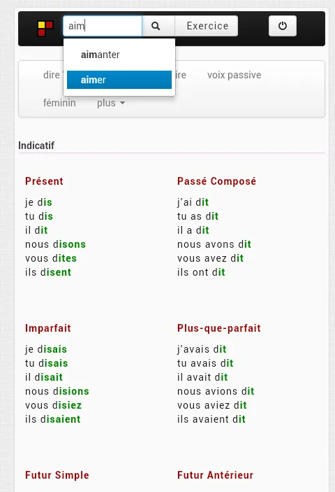 French Conjugation | Indus Appstore | Screenshot