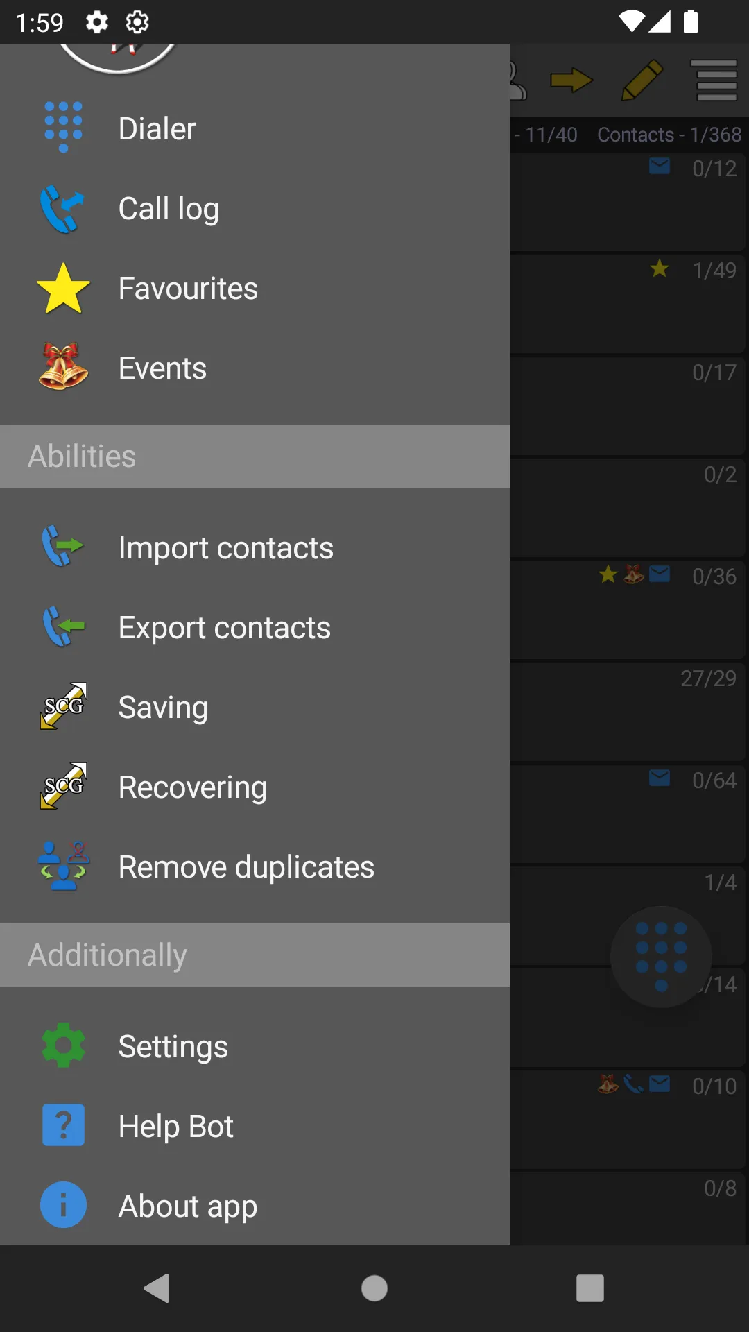 Secretary (contacts) | Indus Appstore | Screenshot