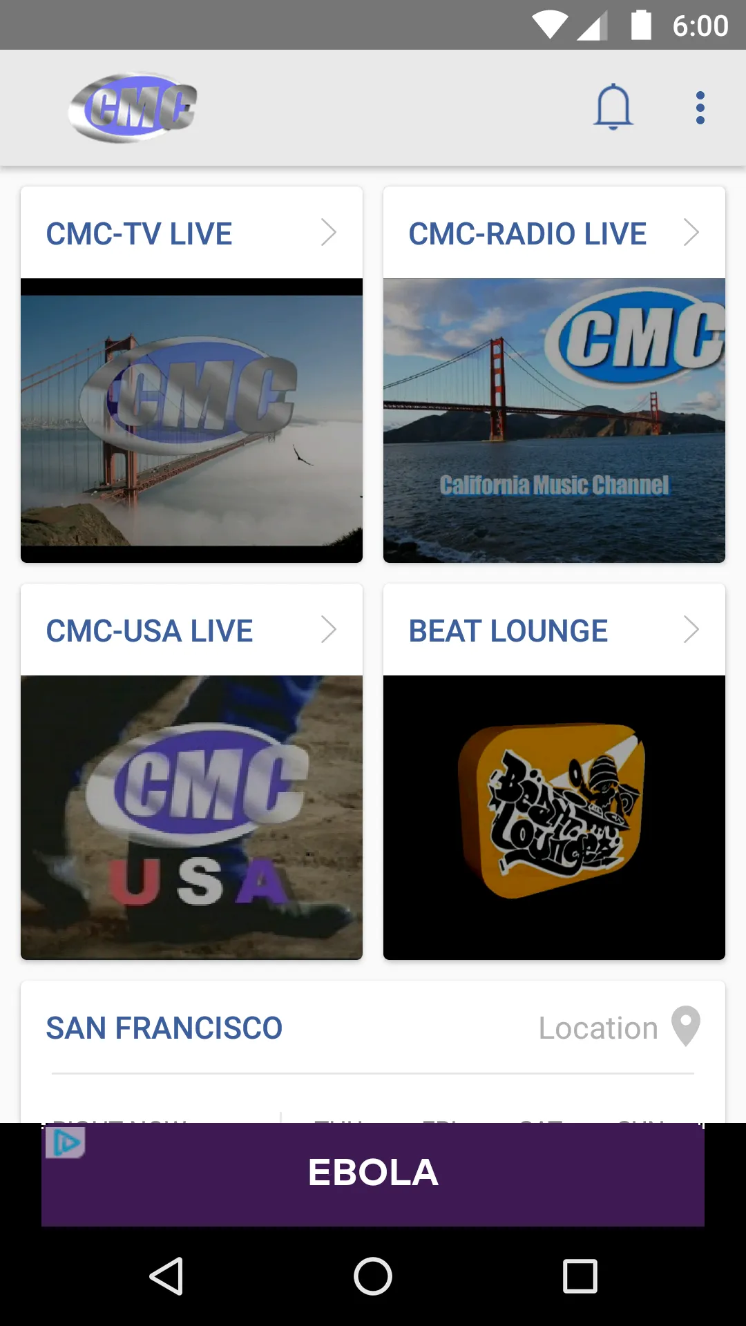 CMC California Music Channel | Indus Appstore | Screenshot