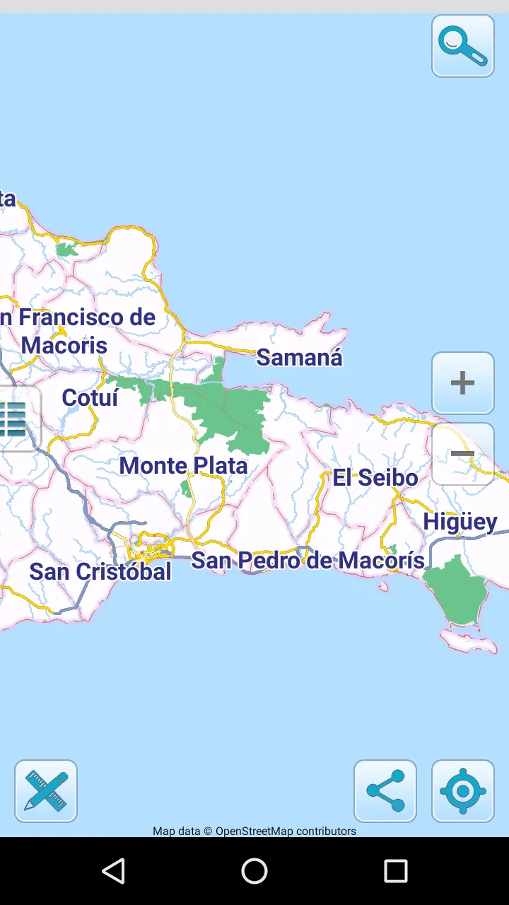 Map of Dominican Republic | Indus Appstore | Screenshot