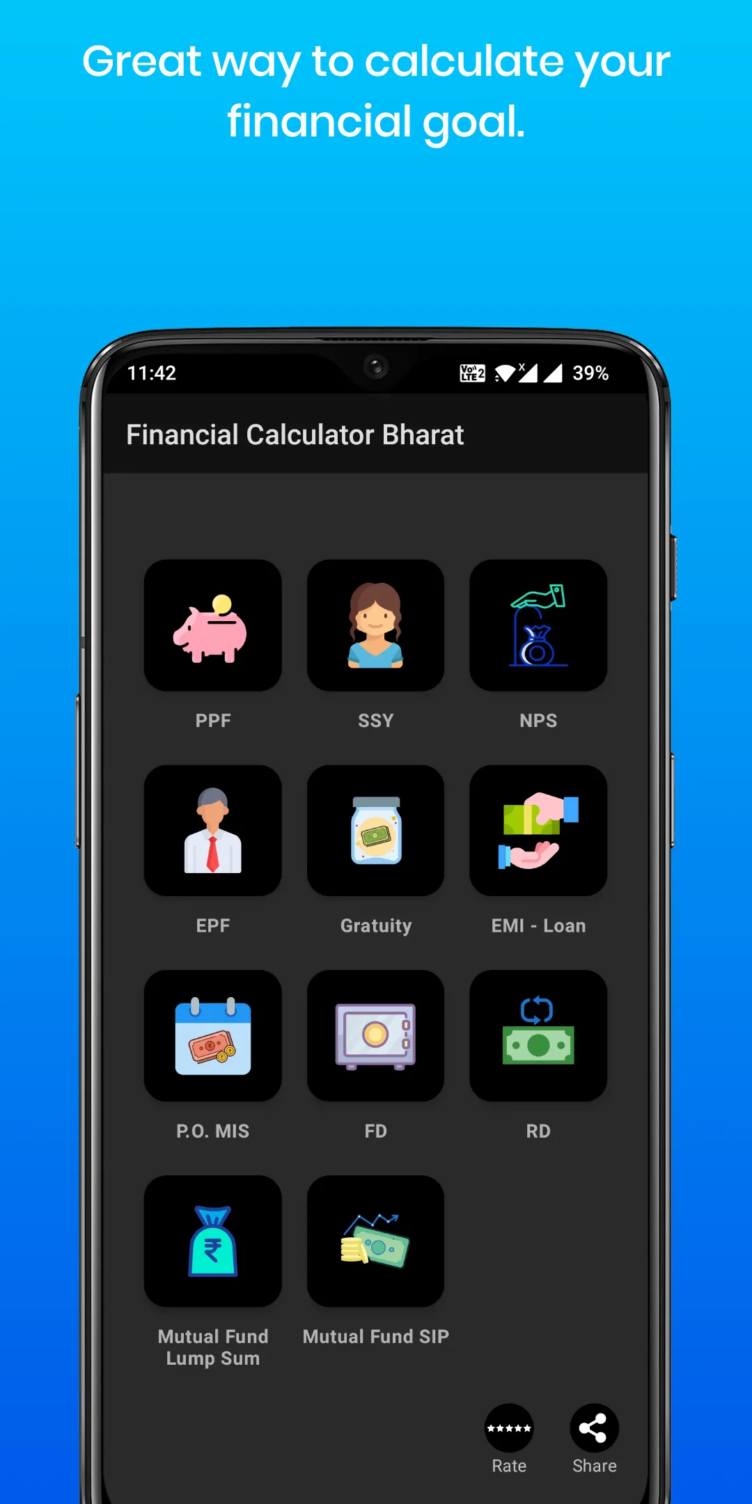 Financial Calculator Bharat | Indus Appstore | Screenshot