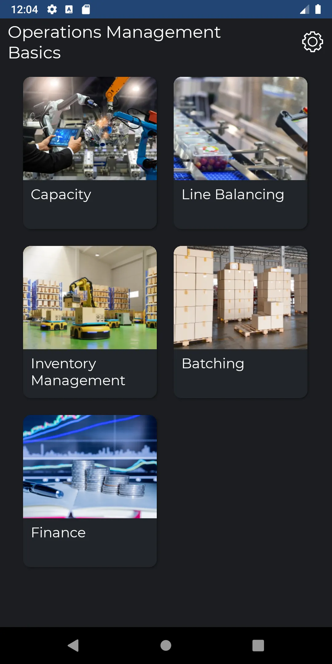 Operations Management Basics | Indus Appstore | Screenshot