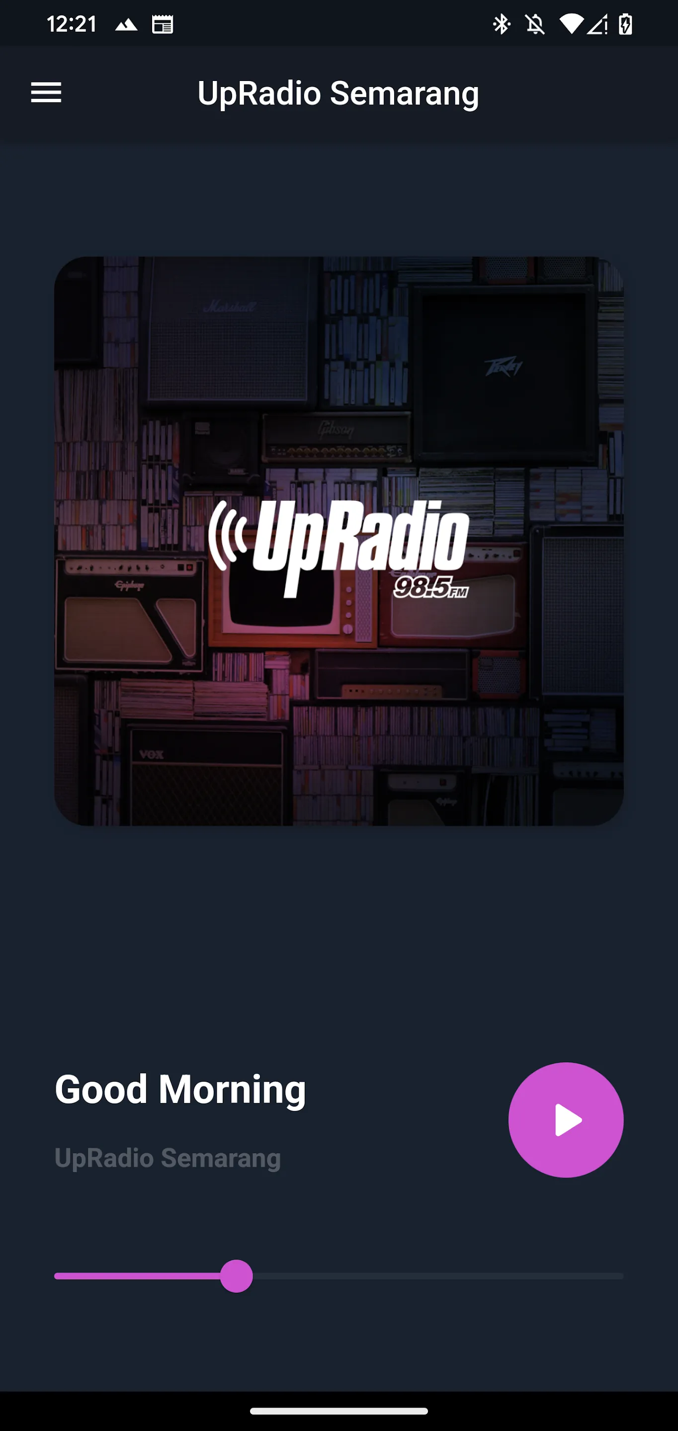 UpRadio Semarang - 98.5FM | Indus Appstore | Screenshot