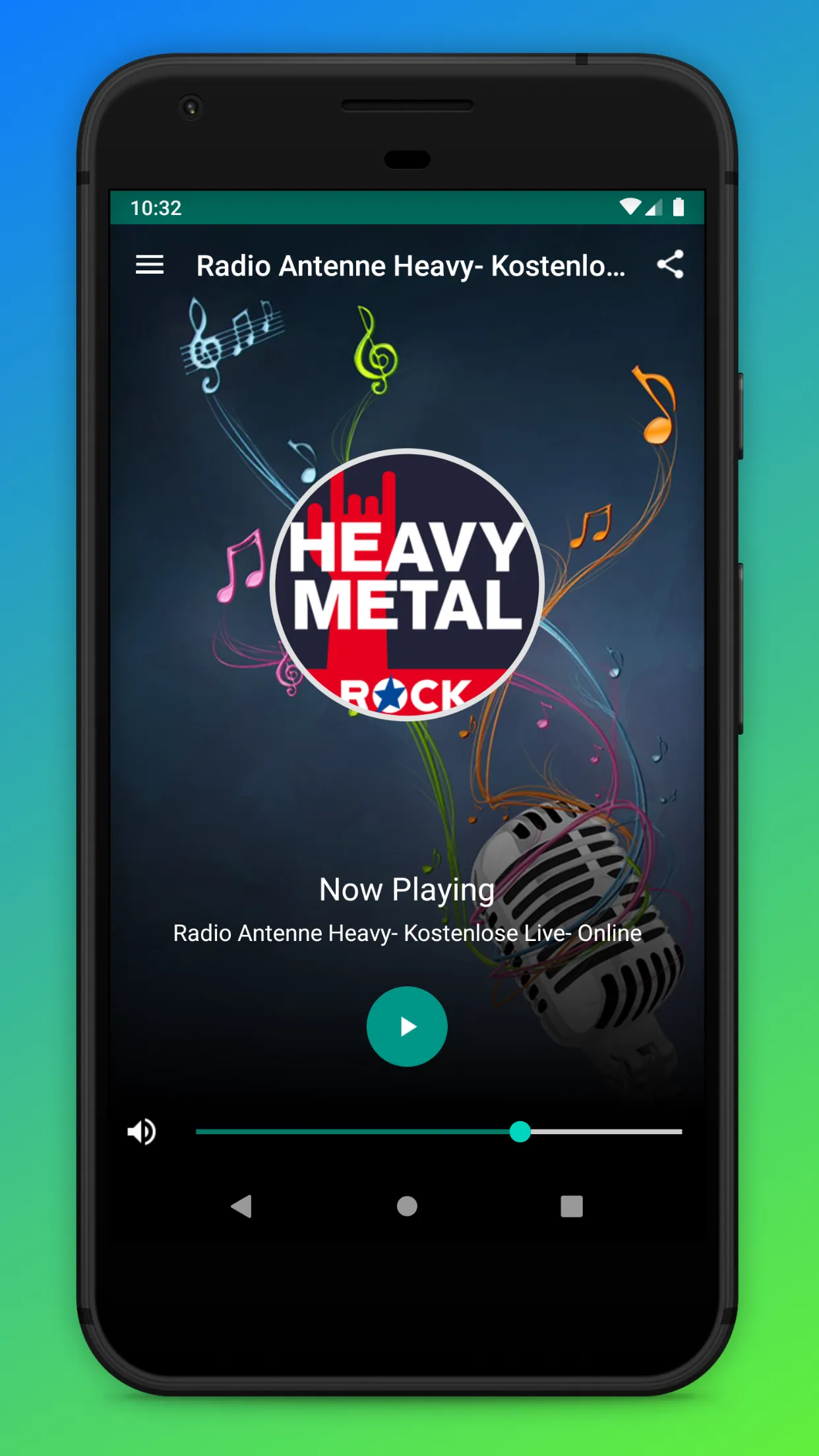 Rock Antenne Heavy Metal App | Indus Appstore | Screenshot