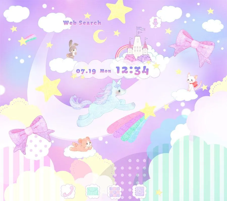 Cute Theme-Unicorn Fantasy- | Indus Appstore | Screenshot