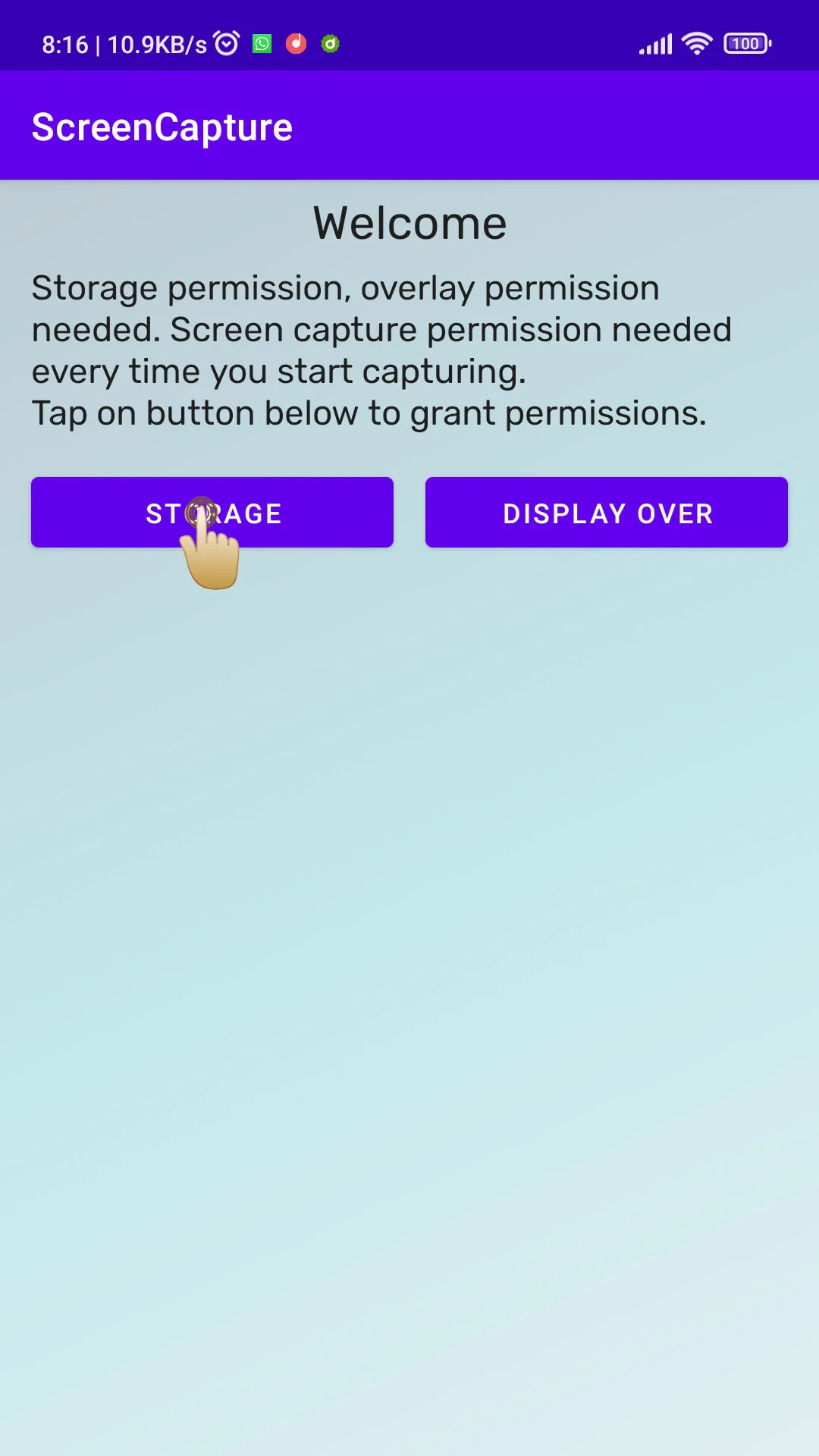 One Tap Screenshot - Easy Scre | Indus Appstore | Screenshot