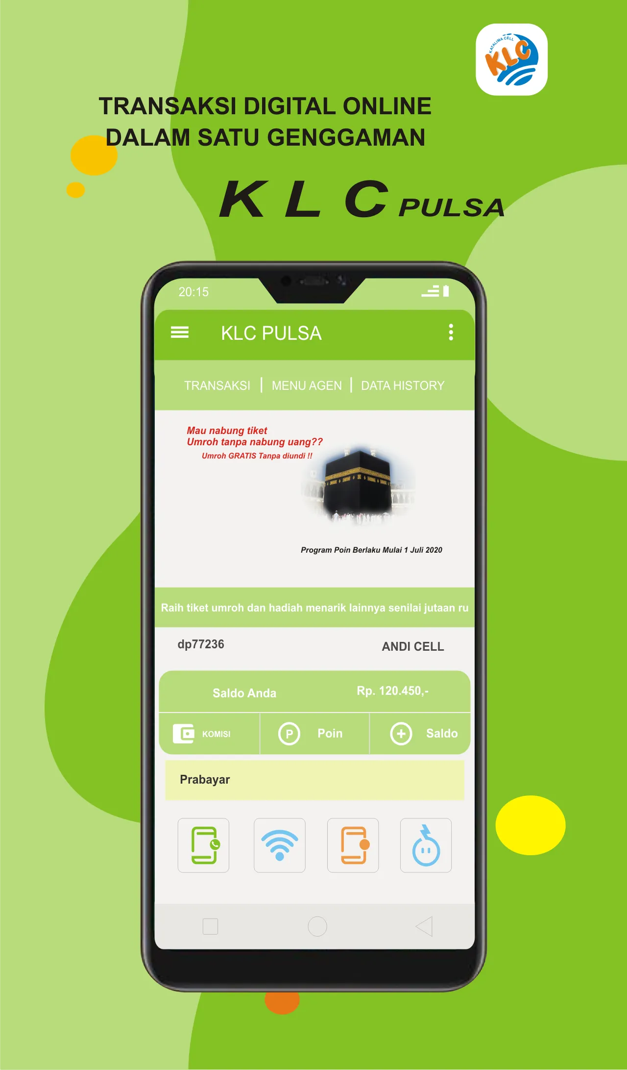 KLC PULSA - Aplikasi Agen Puls | Indus Appstore | Screenshot