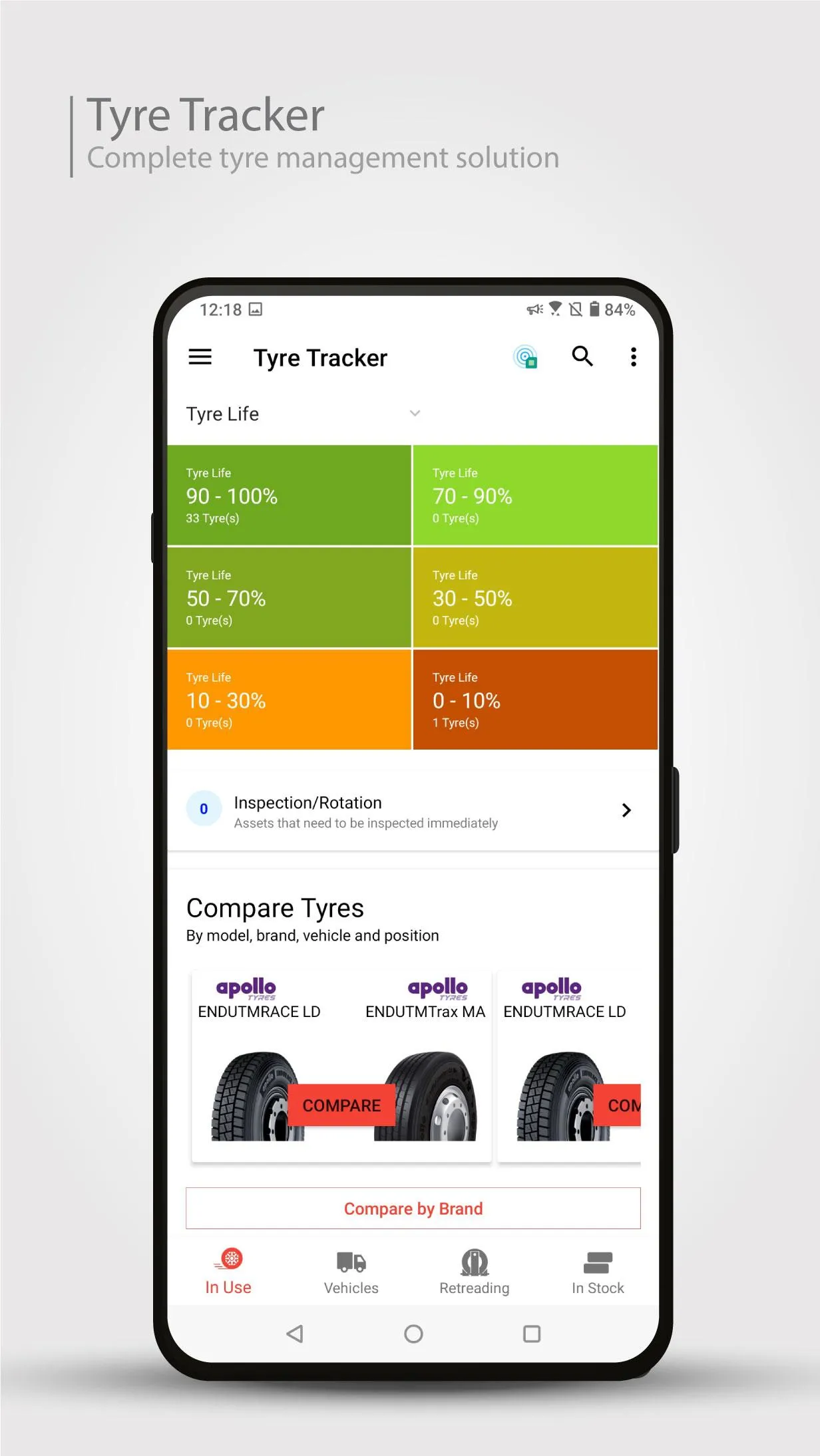 Tyre Tracker | Indus Appstore | Screenshot