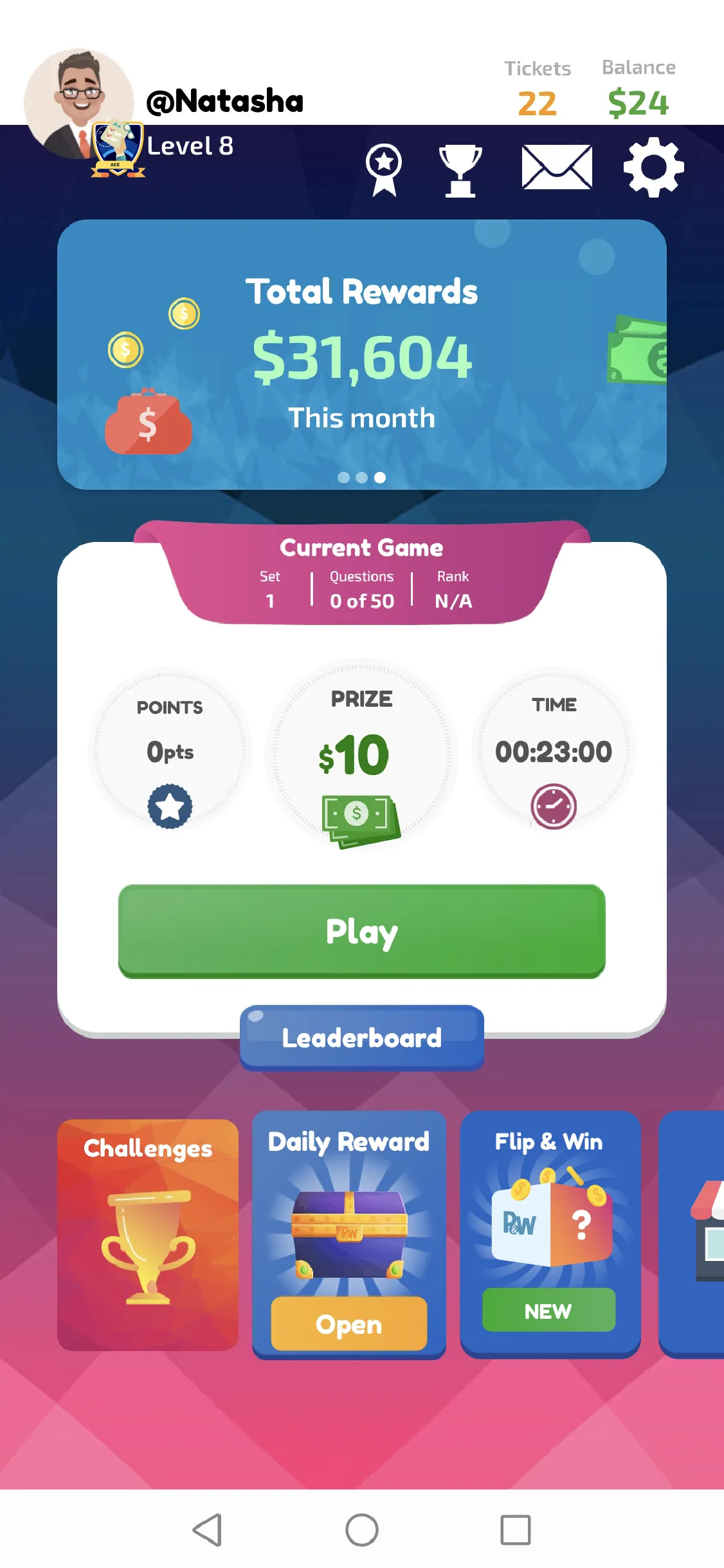 Play and Win-Win Cash Prizes! | Indus Appstore | Screenshot