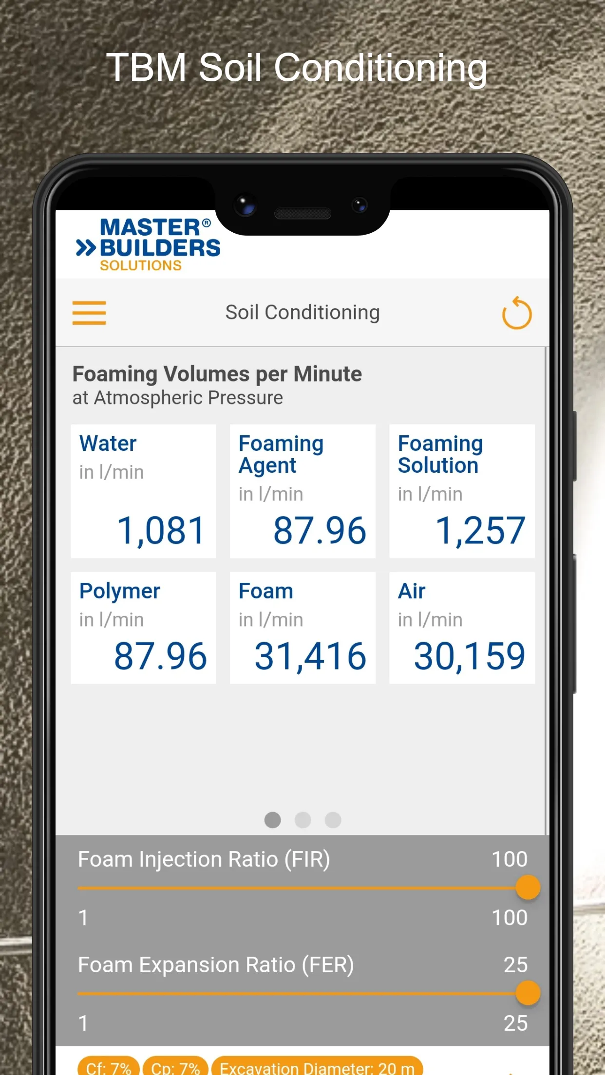 TBM Soil Conditioning | Indus Appstore | Screenshot