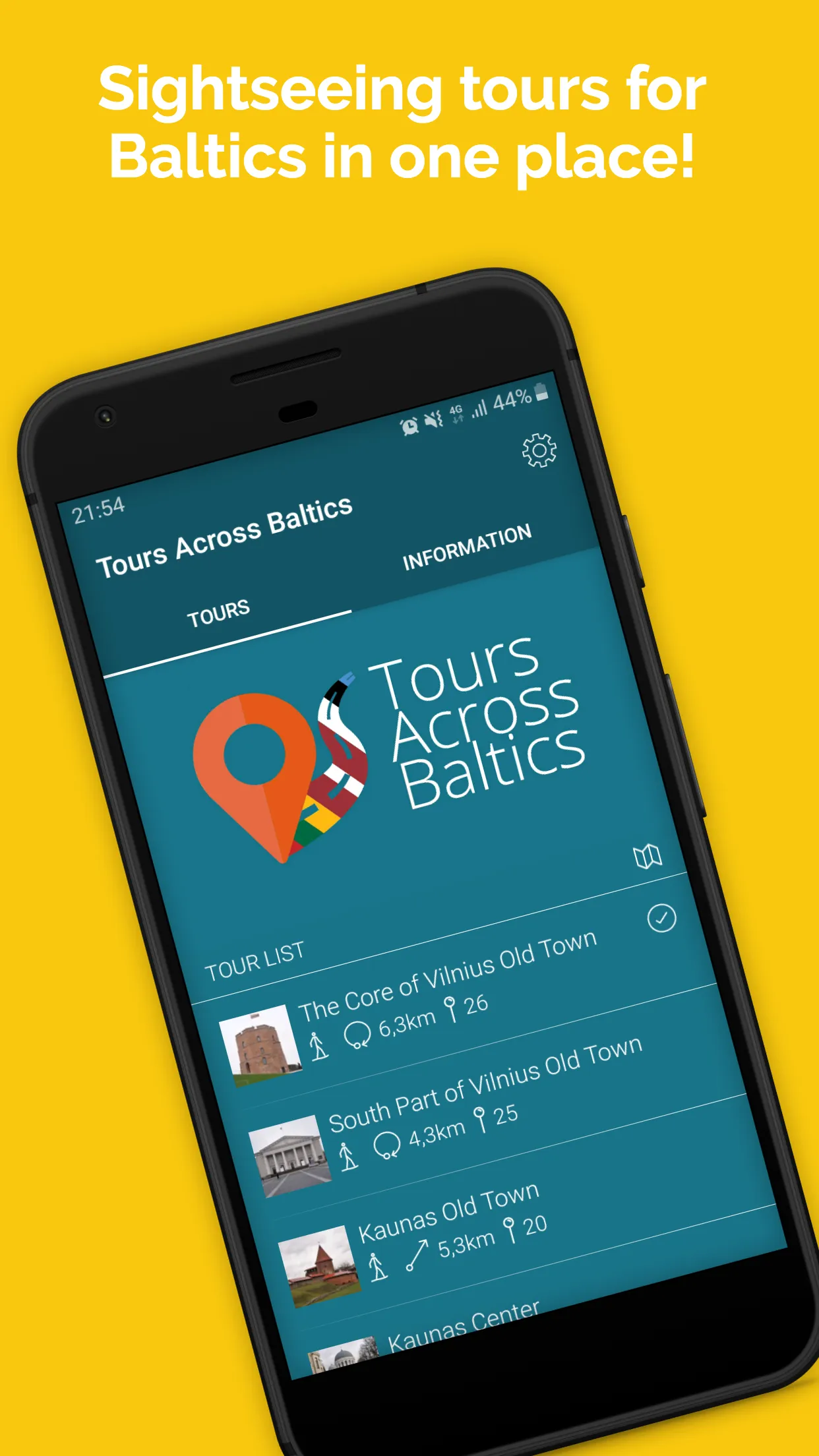 Tours Across Baltics | Indus Appstore | Screenshot