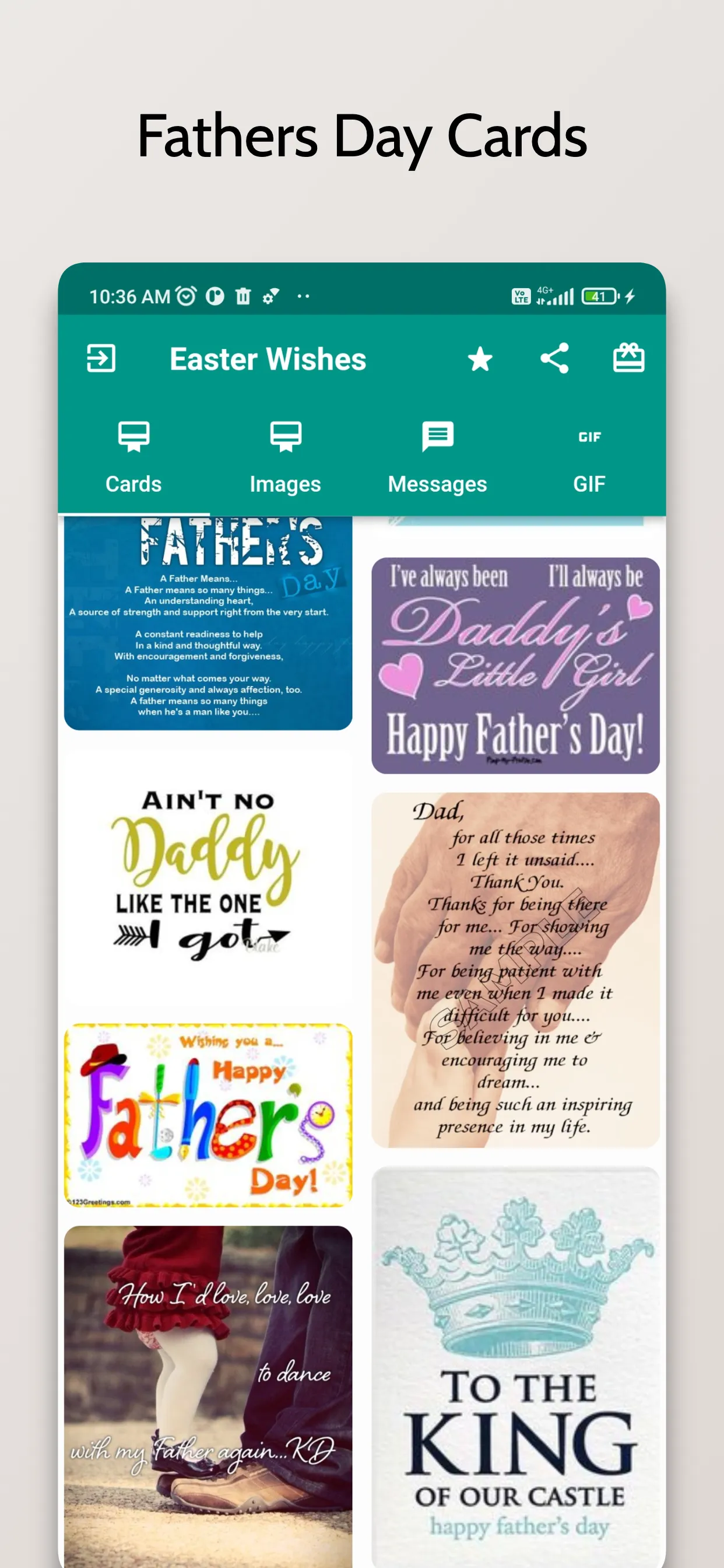 Fathers Day Wishes | Indus Appstore | Screenshot