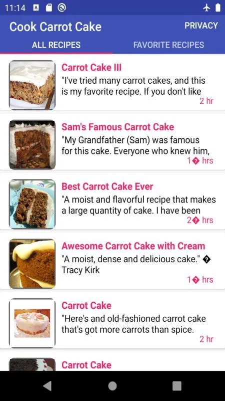 Cook carrot cake | Indus Appstore | Screenshot