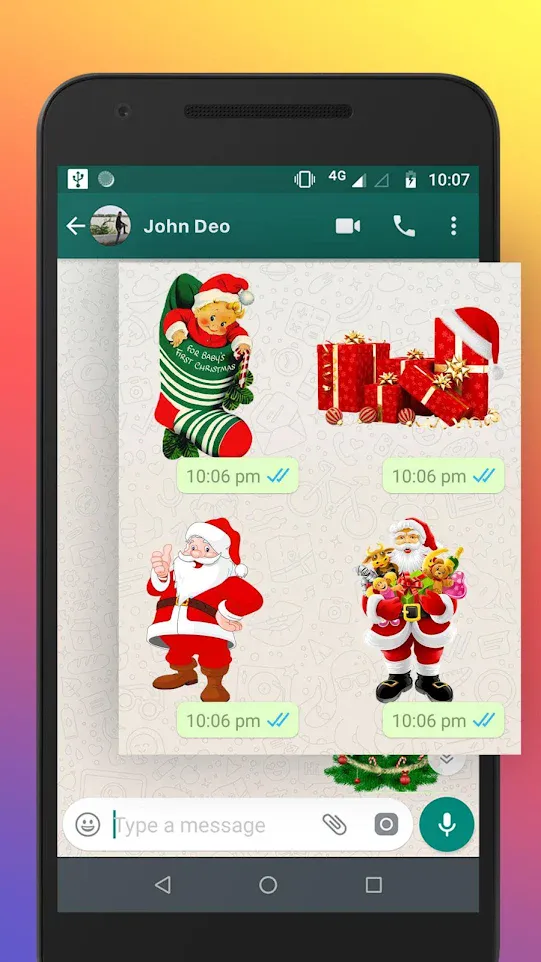 Christmas Stickers for WhatsAp | Indus Appstore | Screenshot