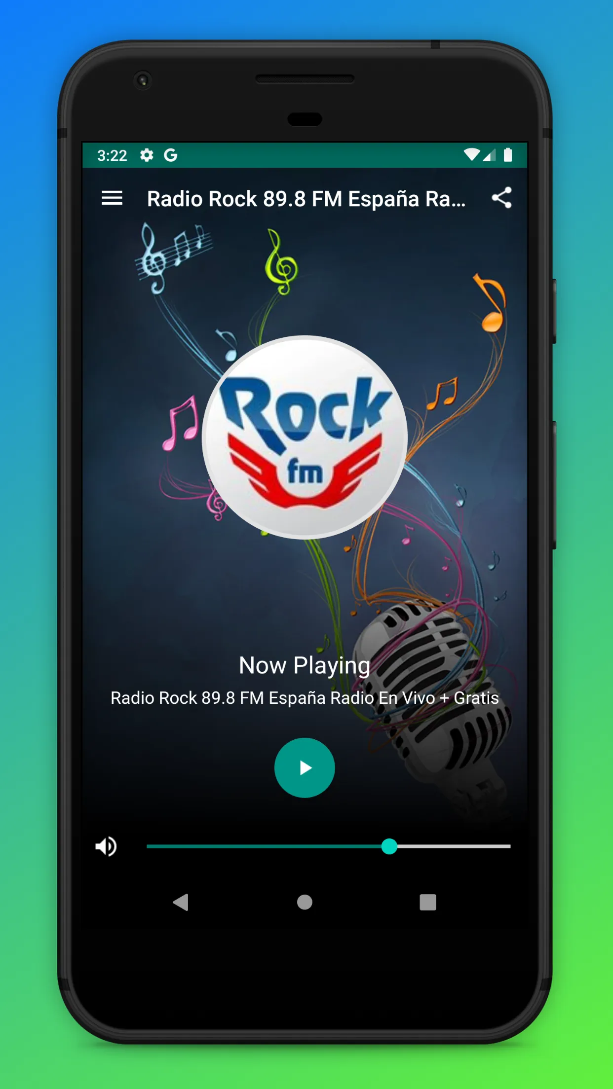 Radio Rock FM España App | Indus Appstore | Screenshot