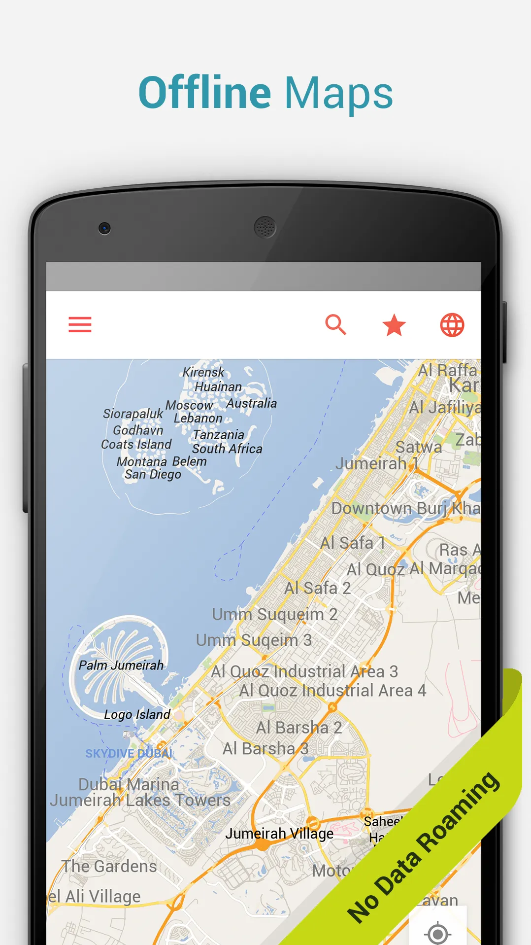 Dubai Offline City Map | Indus Appstore | Screenshot