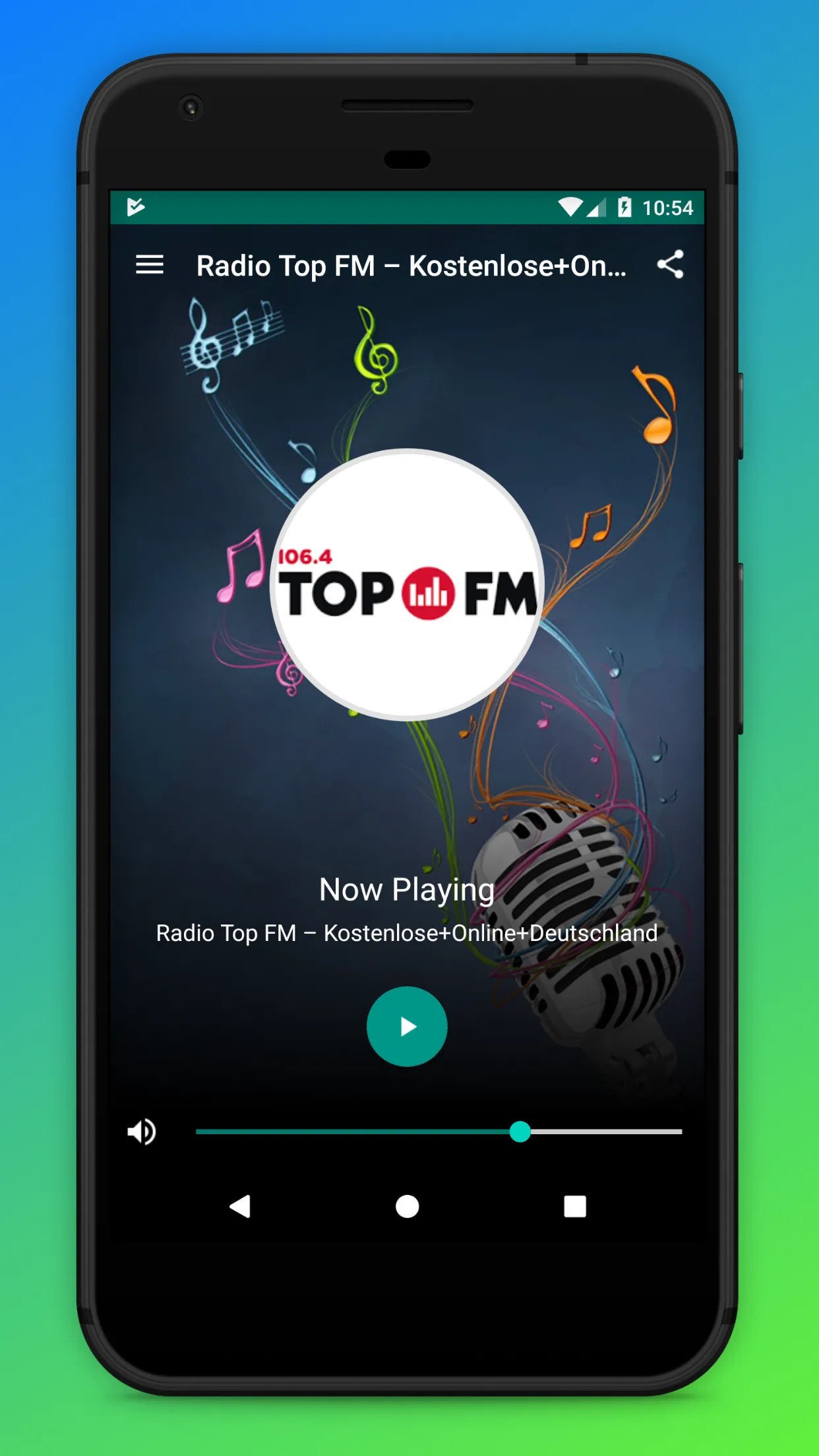 106.4 TopFM Radio Deutschland | Indus Appstore | Screenshot