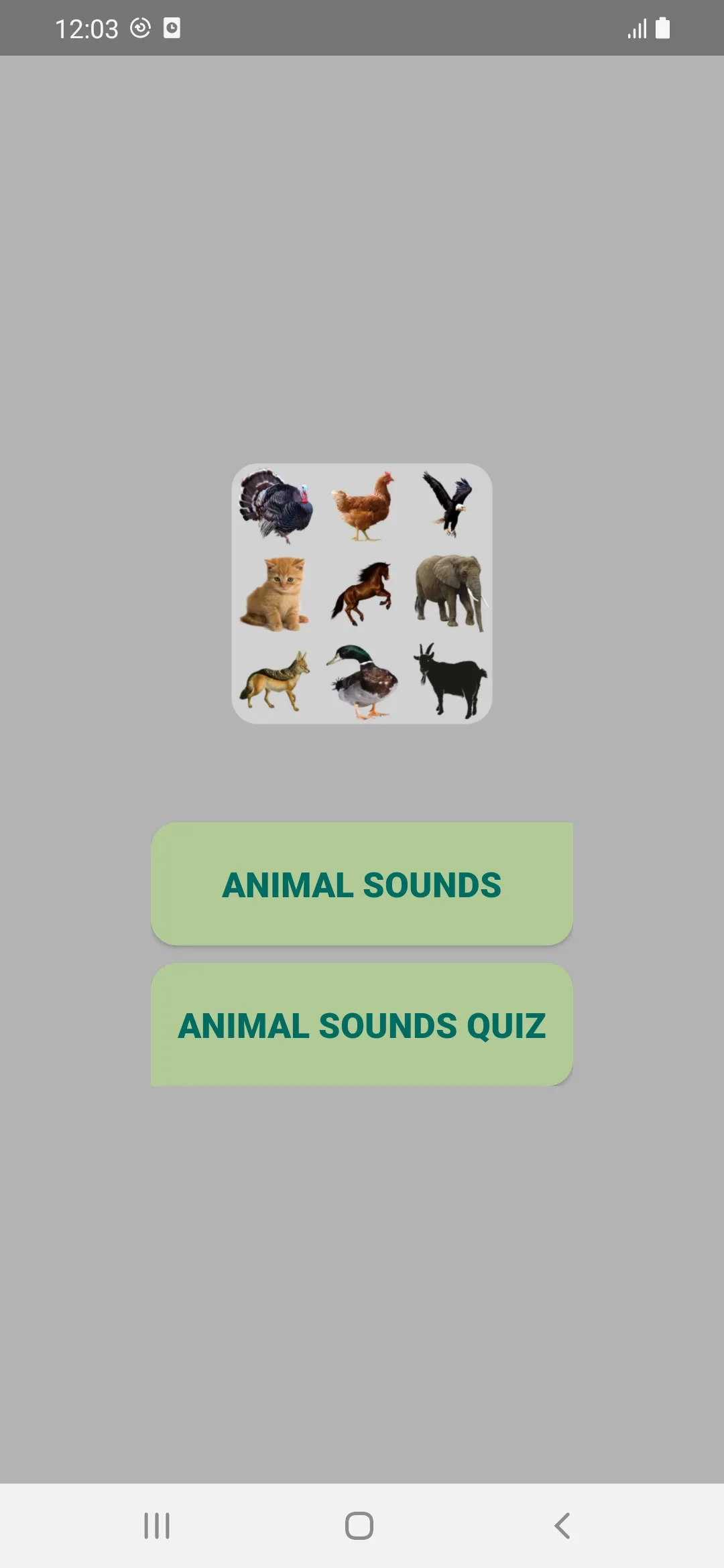 Animal Sounds | Indus Appstore | Screenshot