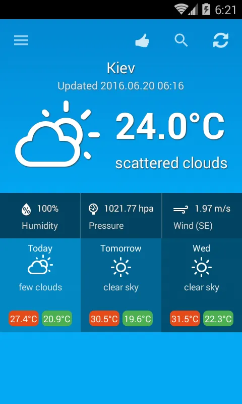 Weather Ukraine | Indus Appstore | Screenshot