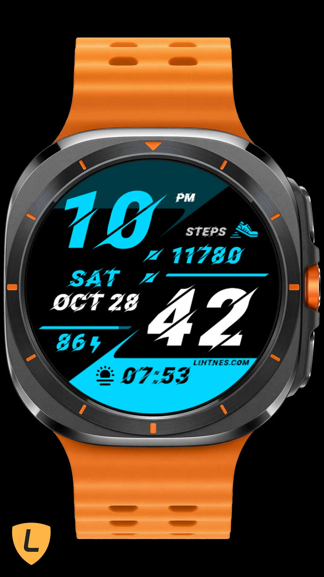 Sporty Watch Face 024 | Indus Appstore | Screenshot