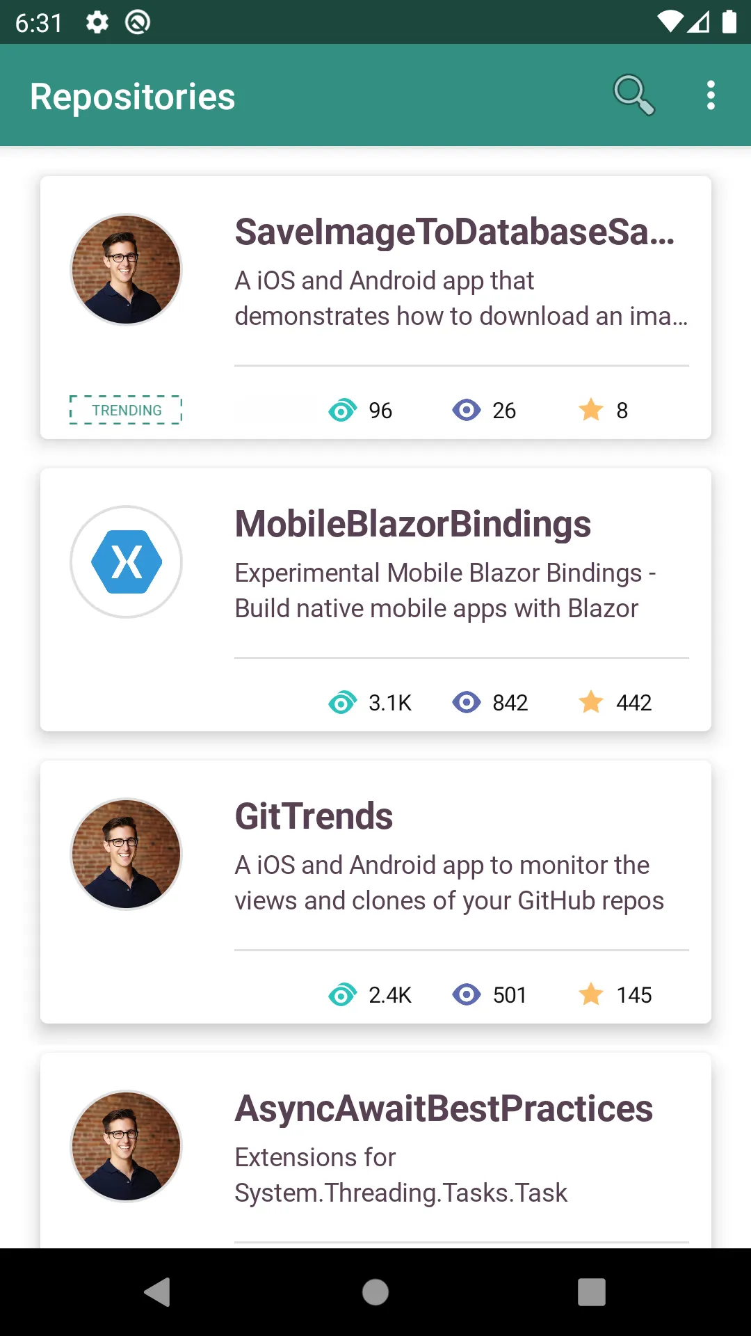 GitTrends: GitHub Insights | Indus Appstore | Screenshot