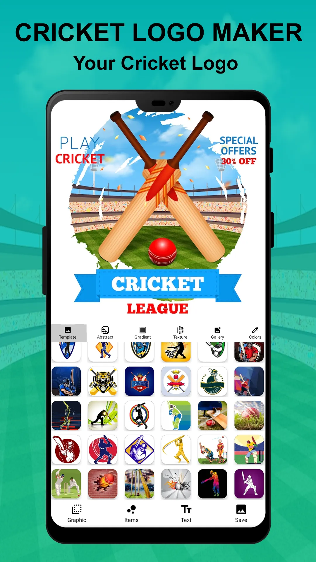 Cricket Logo Maker & Designer | Indus Appstore | Screenshot