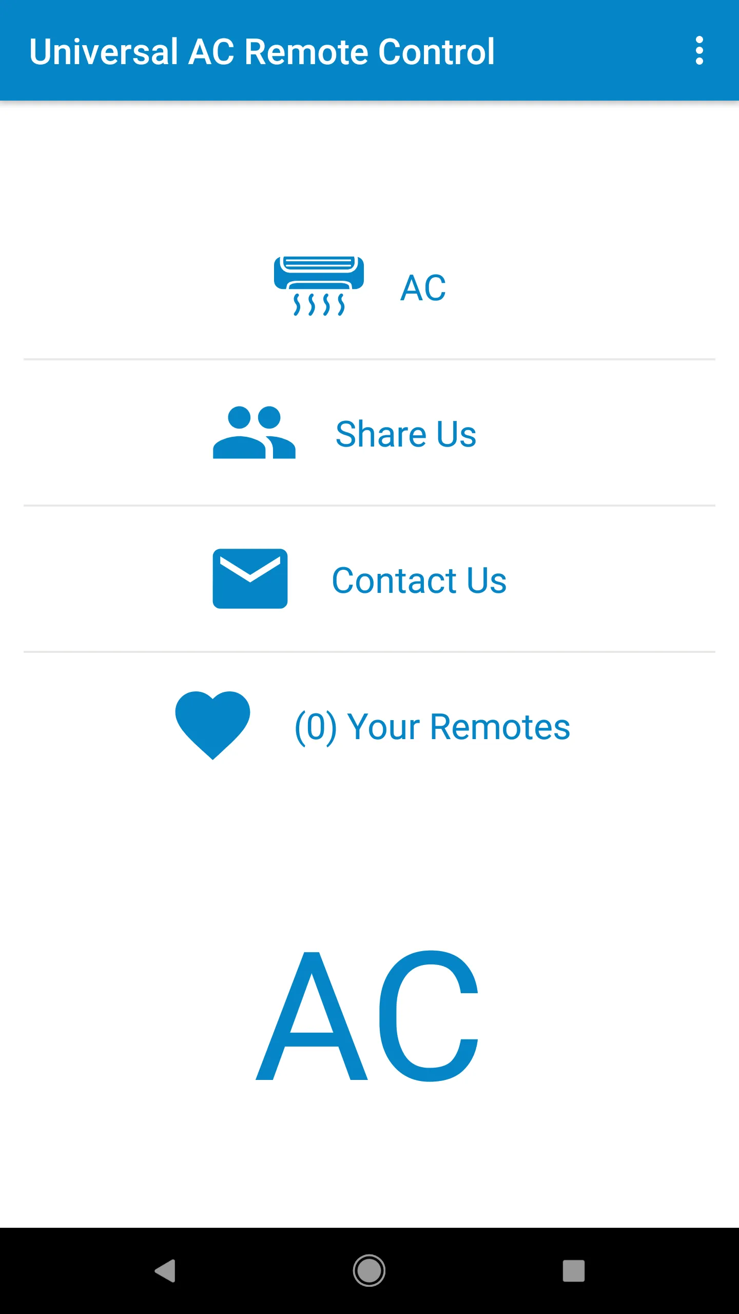 Remote AC Universal | Indus Appstore | Screenshot