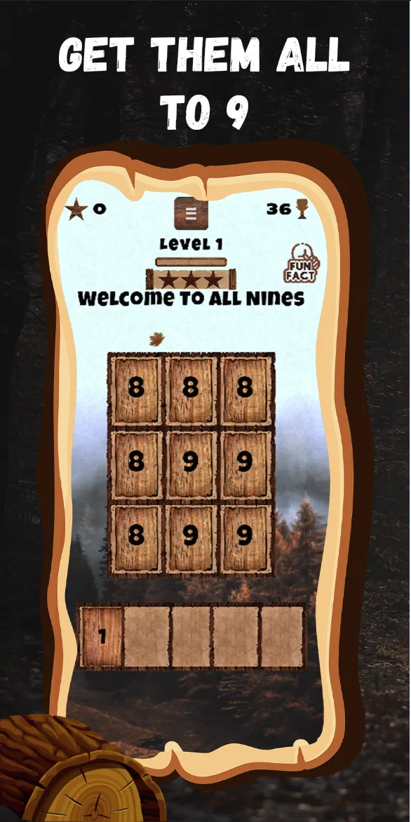 All 9s - Number Puzzle Game | Indus Appstore | Screenshot