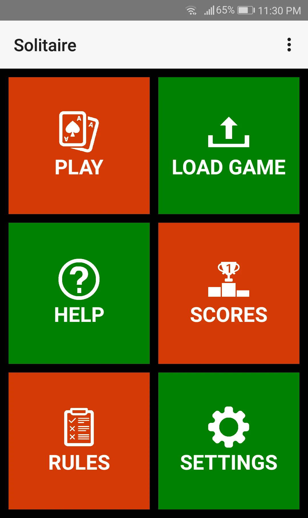 Solitaire | Indus Appstore | Screenshot