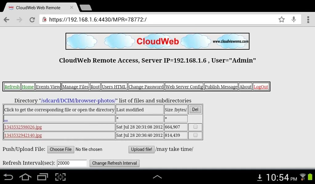 CloudWeb - File & Web Server | Indus Appstore | Screenshot