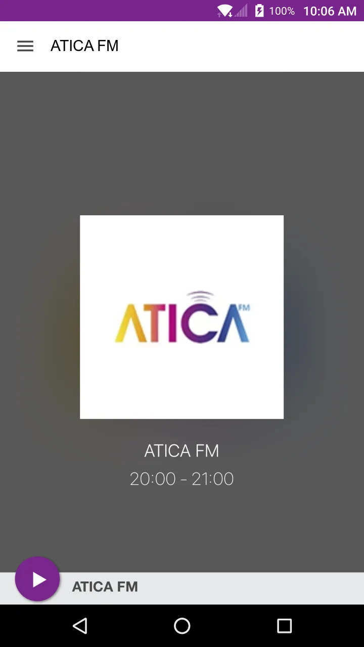 ATICA FM | Indus Appstore | Screenshot