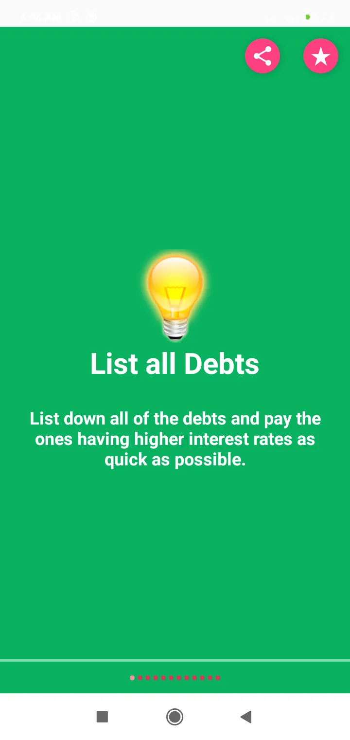 Debt Clearing Tips | Indus Appstore | Screenshot