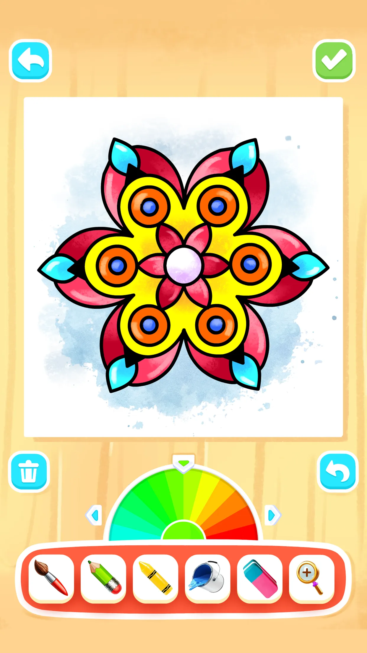 Coloring Mandala Games | Indus Appstore | Screenshot