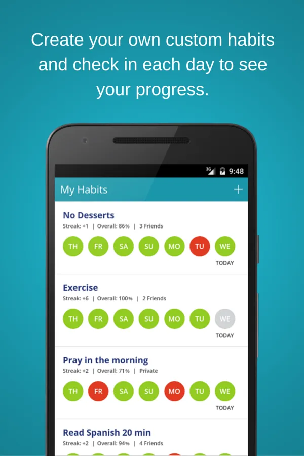 HabitShare - Habit Tracker | Indus Appstore | Screenshot