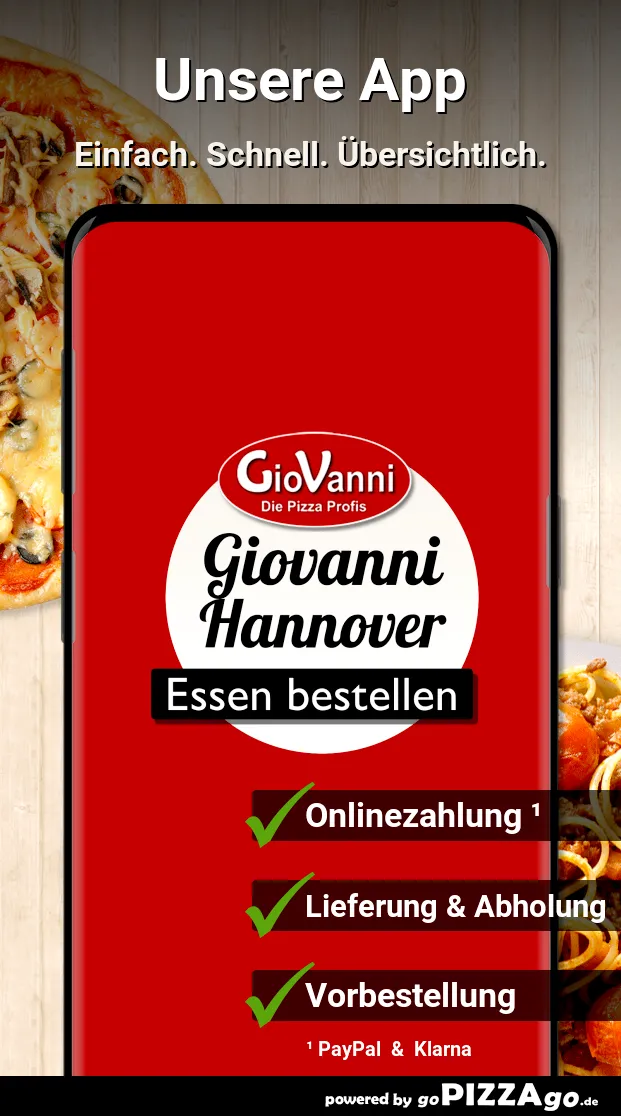 Giovanni Bringdienst Hannover | Indus Appstore | Screenshot