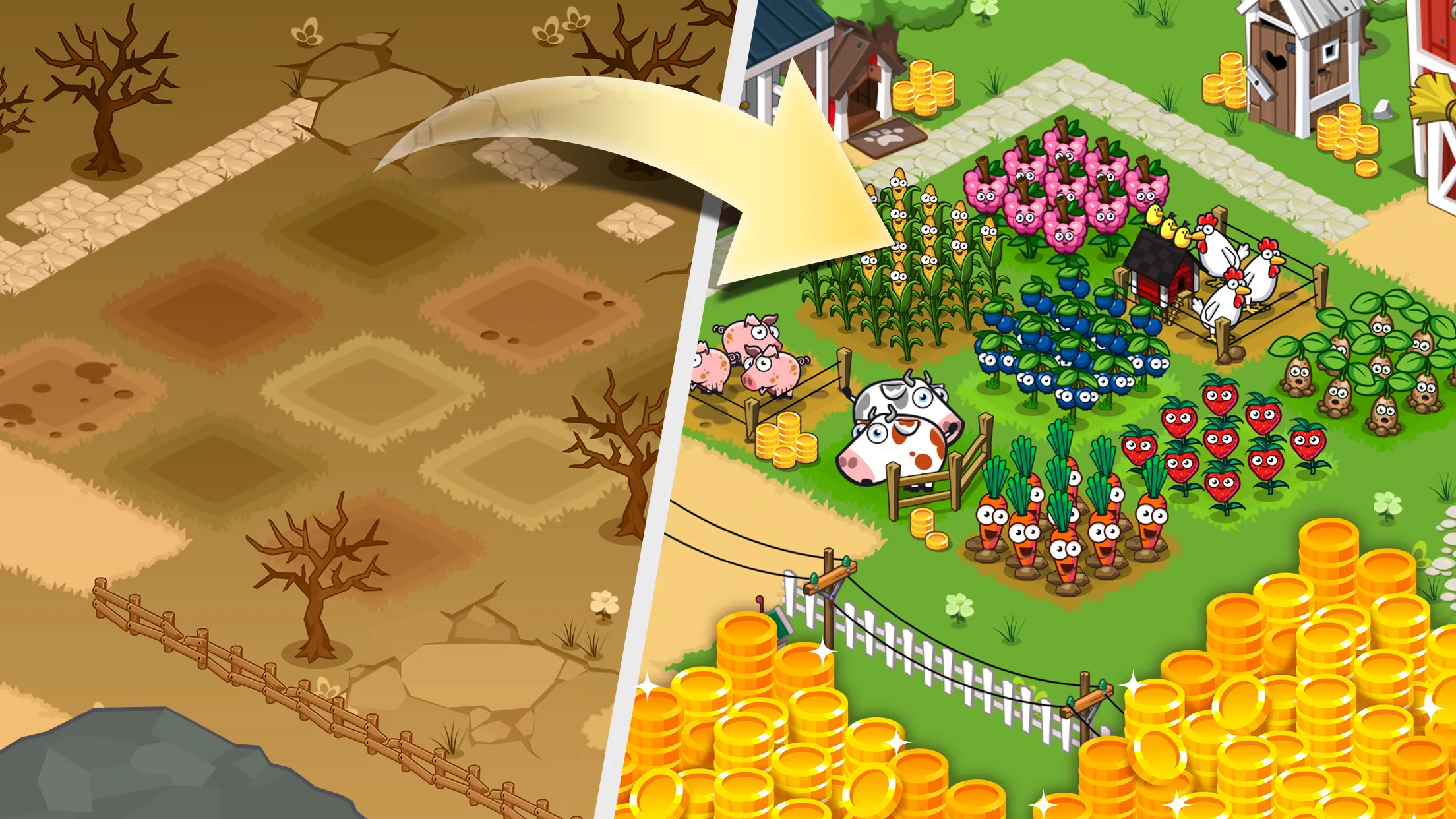 Idle Farming Empire | Indus Appstore | Screenshot