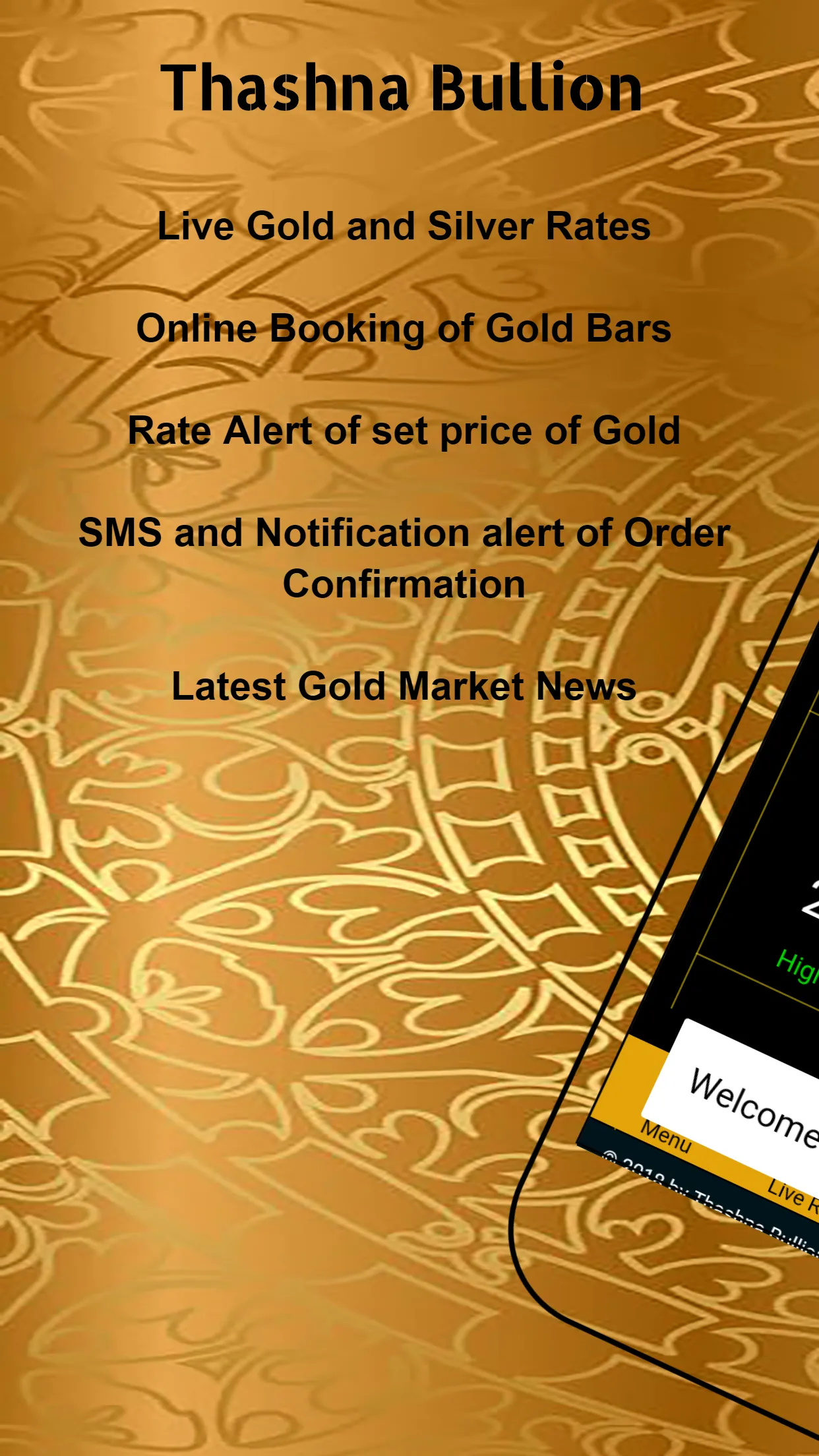 Thashna Bullion - Book Gold Ba | Indus Appstore | Screenshot