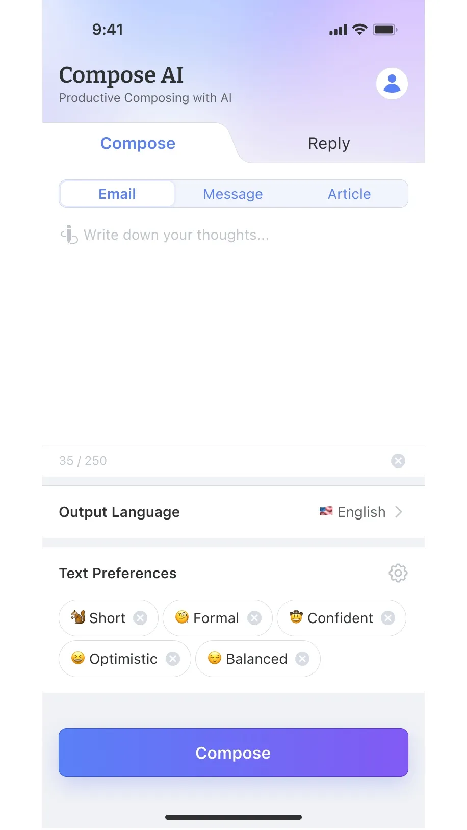 Compose AI: Email Assistant | Indus Appstore | Screenshot