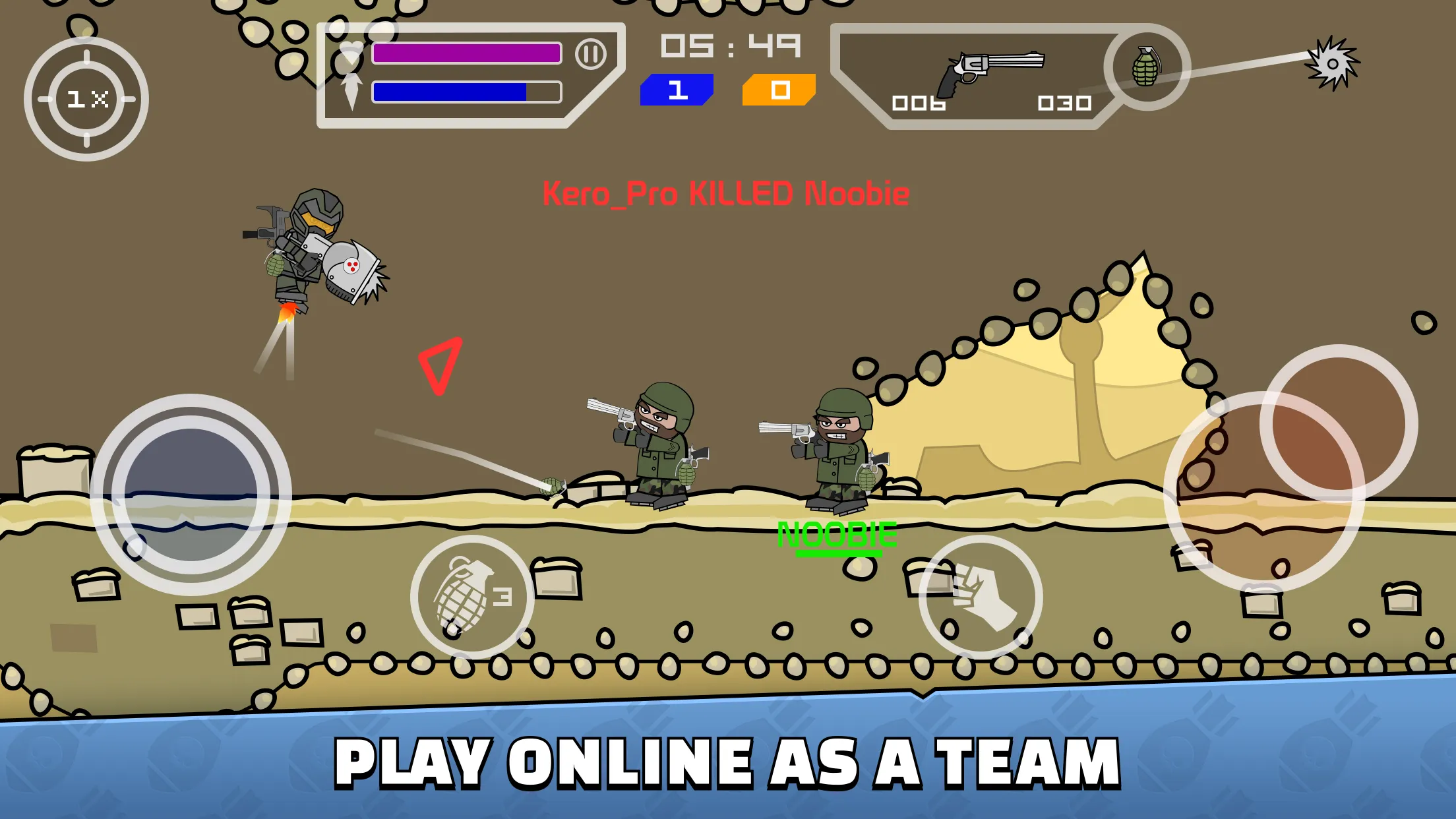 Mini Militia - War.io | Indus Appstore | Screenshot
