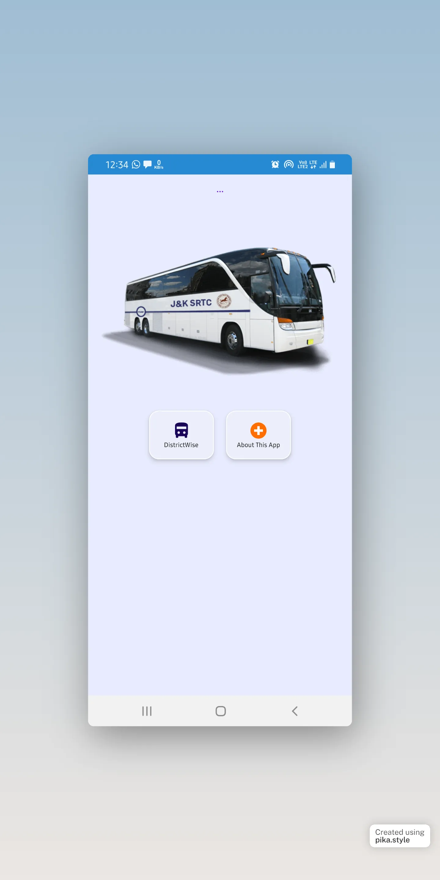 JKSRTC Bus Timings | Indus Appstore | Screenshot