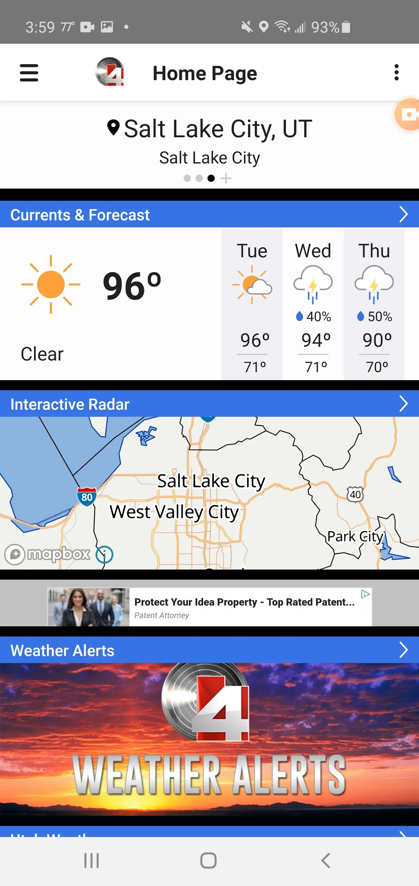 ABC4 Weather | Indus Appstore | Screenshot